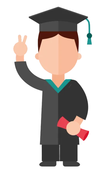 Egyetemista fiú ikon